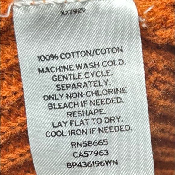 BP. Women’s Long Line Open Front Rust Colored Cardigan- Size 2X - Picture 6 of 6